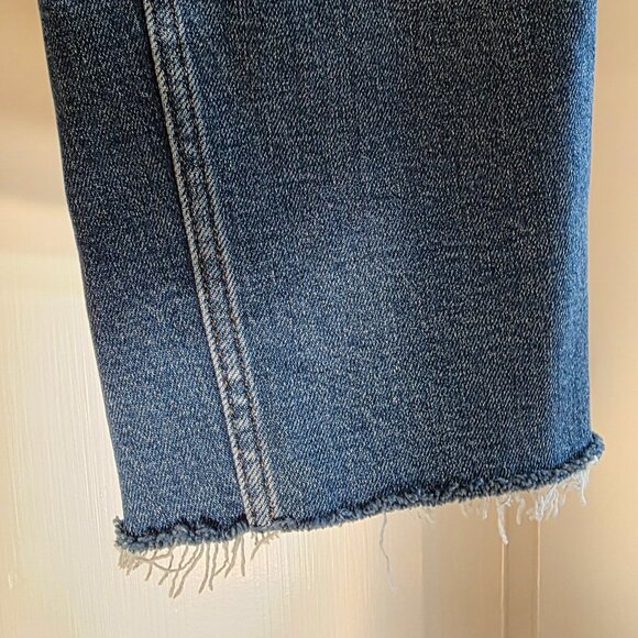 RE/DONE Comfort Stretch High Rise Stove Pipe Mid 70s Size 27 - Picture 3 of 7